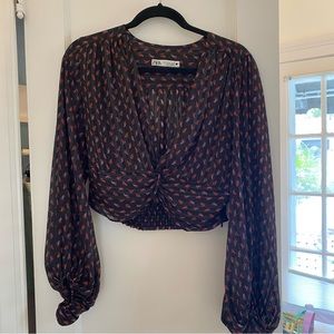 Black Zara Top